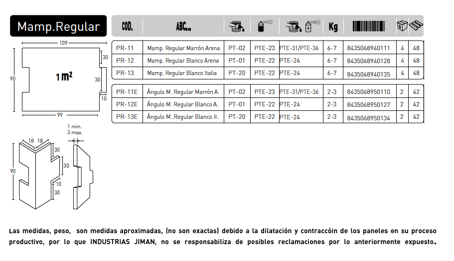 Mamposteria Regular