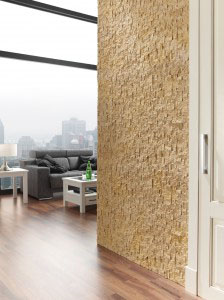 Panel Piedra 340 Gran Cubic Ocre