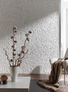 Panel Piedra 341 Gran Cubic Blanco Italia
