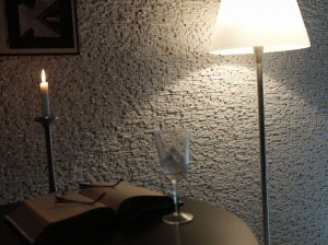 Panel Piedra 361 Deluxe Blanco Italia