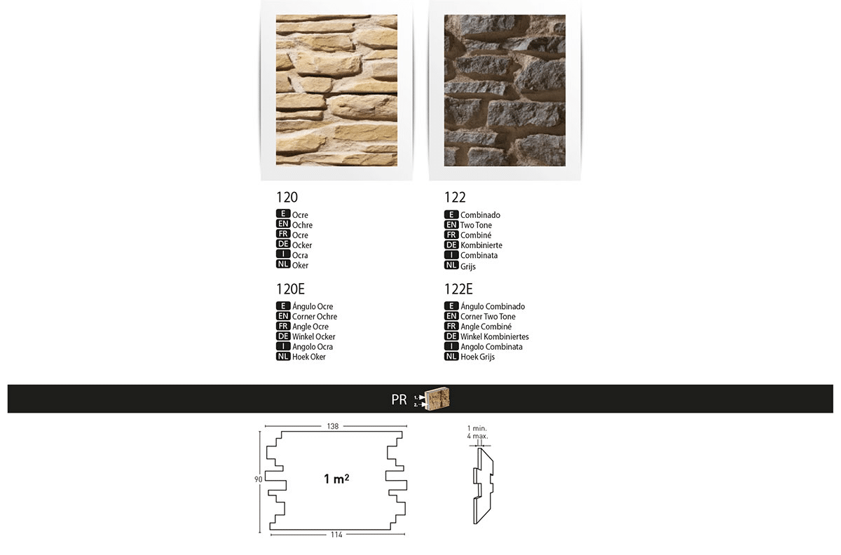 Panel Piedra Arida - Distribuidor de paneles decorativos Panelpiedra